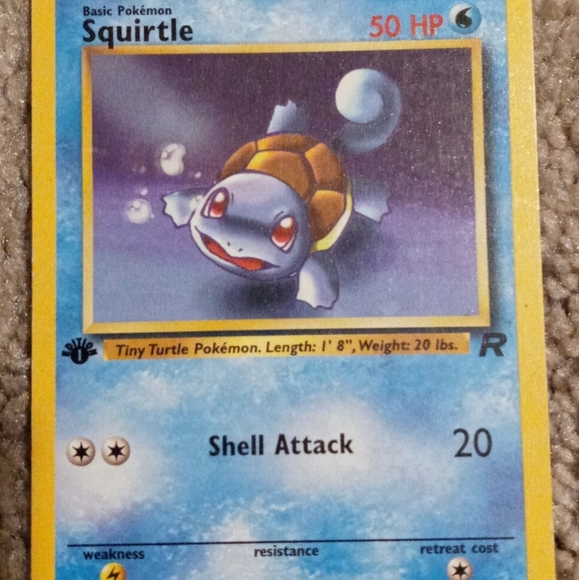 1st Edition Team Rocket Squirtle